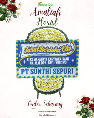 Papan Bunga Duka di Wedomartani